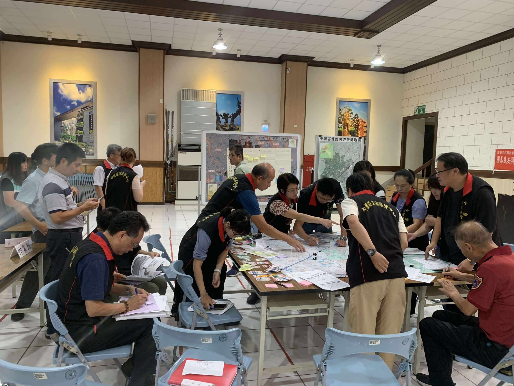 公所災防兵推演習規劃原則與案例